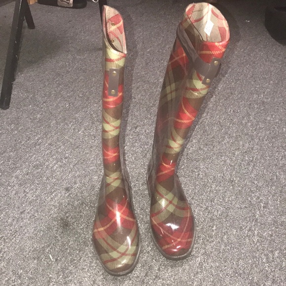 red ralph lauren rain boots